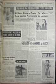 Página do jornal Correio do Ceará de outubro de 1956