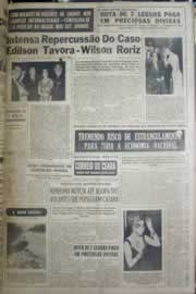 Página do jornal Correio do Ceará de outubro de 1956