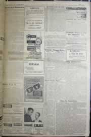 Página do jornal Correio do Ceará de outubro de 1956