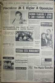 Página do jornal Correio do Ceará de outubro de 1956