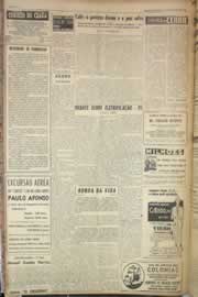 Página do jornal Correio do Ceará de outubro de 1956