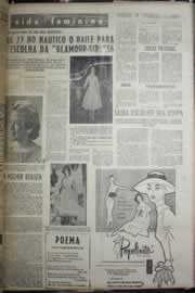 Página do jornal Correio do Ceará de outubro de 1956