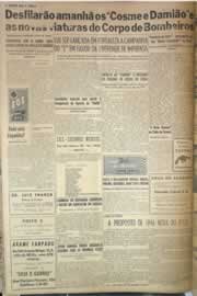 Página do jornal Correio do Ceará de outubro de 1956