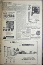 Página do jornal Correio do Ceará de outubro de 1956