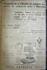 Página do jornal Correio do Ceará de novembro de 1956