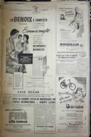 Página do jornal Correio do Ceará de novembro de 1956