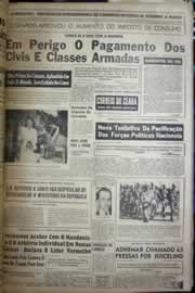 Página do jornal Correio do Ceará de novembro de 1956