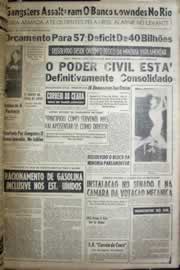 Página do jornal Correio do Ceará de novembro de 1956