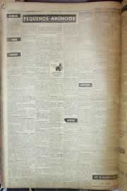 Página do jornal Correio do Ceará de novembro de 1956