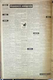 Página do jornal Correio do Ceará de novembro de 1956