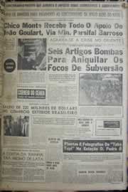Página do jornal Correio do Ceará de novembro de 1956