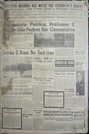 Página do jornal Correio do Ceará de dezembro de 1956