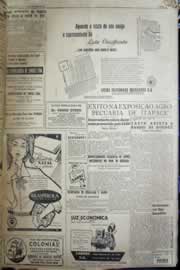 Página do jornal Correio do Ceará de dezembro de 1956