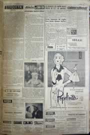 Página do jornal Correio do Ceará de dezembro de 1956