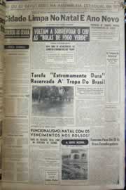 Página do jornal Correio do Ceará de dezembro de 1956