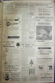 Página do jornal Correio do Ceará de dezembro de 1956