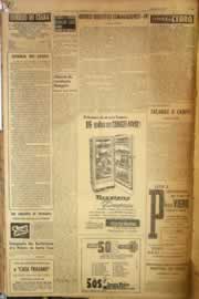 Página do jornal Correio do Ceará de dezembro de 1956