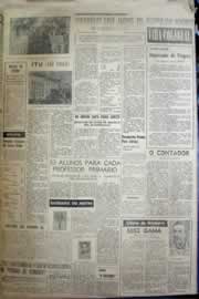 Página do jornal Correio do Ceará de dezembro de 1956