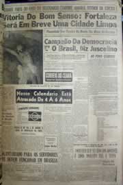 Página do jornal Correio do Ceará de dezembro de 1956