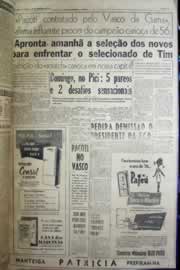 Página do jornal Correio do Ceará de dezembro de 1956