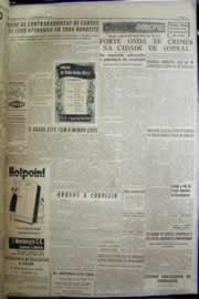 Página do jornal Correio do Ceará de dezembro de 1956