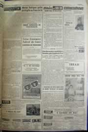 Página do jornal Correio do Ceará de dezembro de 1956