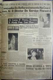 Página do jornal Correio do Ceará de dezembro de 1956