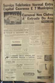 Página do jornal Correio do Ceará de dezembro de 1956