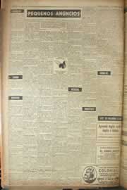 Página do jornal Correio do Ceará de janeiro de 1957