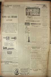 Página do jornal Correio do Ceará de janeiro de 1957