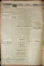 Página do jornal Correio do Ceará de janeiro de 1957