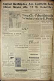 Página do jornal Correio do Ceará de janeiro de 1957