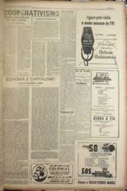 Página do jornal Correio do Ceará de janeiro de 1957