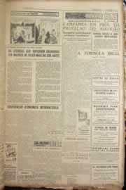 Página do jornal Correio do Ceará de janeiro de 1957