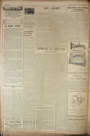 Página do jornal Correio do Ceará de janeiro de 1957