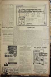 Página do jornal Correio do Ceará de janeiro de 1957