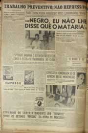 Página do jornal Correio do Ceará de janeiro de 1957