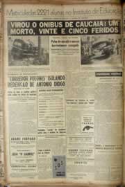 Página do jornal Correio do Ceará de fevereiro de 1957