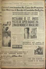 Página do jornal Correio do Ceará de fevereiro de 1957