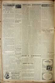 Página do jornal Correio do Ceará de fevereiro de 1957
