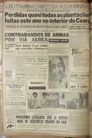 Página do jornal Correio do Ceará de fevereiro de 1957