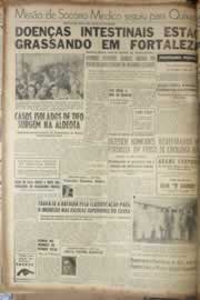 Página do jornal Correio do Ceará de fevereiro de 1957