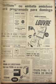 Página do jornal Correio do Ceará de março de 1957