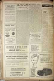 Página do jornal Correio do Ceará de março de 1957