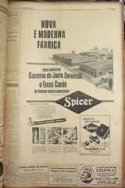 Página do jornal Correio do Ceará de março de 1957