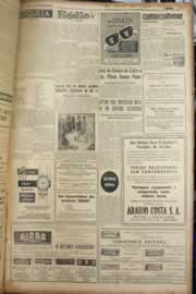 Página do jornal Correio do Ceará de março de 1957