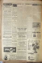 Página do jornal Correio do Ceará de março de 1957