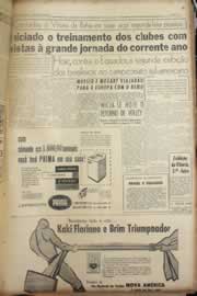 Página do jornal Correio do Ceará de março de 1957