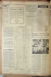 Página do jornal Correio do Ceará de março de 1957