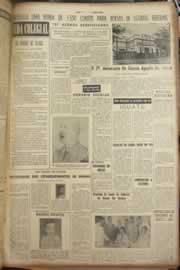 Página do jornal Correio do Ceará de março de 1957